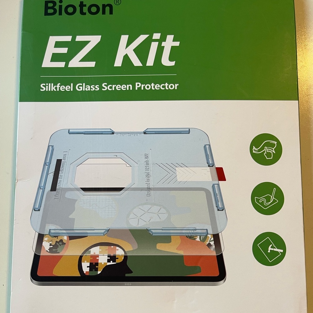 NEW! BIOTON Silkfeel Glass Screen Protector for APPLE iPad 7/8/9/10th Gen. 10.2"